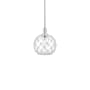 Innovations Lighting Farmhouse Rope 10" Wide Mini Pendant Polished Nickel / Clear Glass with White Rope