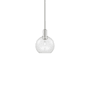 Innovations Lighting Athens 8" Wide Mini Pendant Polished Nickel / Clear