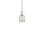 Innovations Lighting Caledonia 5" Wide Mini Pendant Polished Nickel / Mouchette