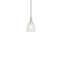 Innovations Lighting Brookfield 6" Wide Mini Pendant Polished Nickel / White