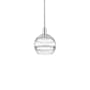 Innovations Lighting Rochester 10" Wide Mini Pendant Polished Nickel / Clear