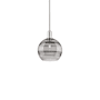 Innovations Lighting Rochester 10" Wide Mini Pendant Polished Nickel / Light Smoke