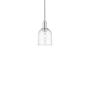Innovations Lighting Bella 6" Wide Mini Pendant Polished Nickel / Clear