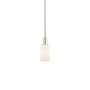 Innovations Lighting Clymer 5" Wide Mini Pendant Polished Nickel / Matte White