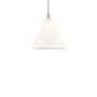 Innovations Lighting Berkshire Glass 16" Wide Pendant Polished Nickel / Matte White