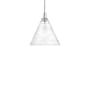 Innovations Lighting Berkshire Glass 16" Wide Pendant Polished Nickel / Seedy