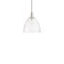 Innovations Lighting Bristol 12" Wide Pendant Polished Nickel / Clear