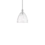 Innovations Lighting Bristol 9" Wide Mini Pendant Polished Nickel / Seedy