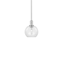 Innovations Lighting Athens 8" Wide Mini Pendant Brushed Satin Nickel / Clear