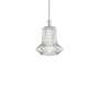 Innovations Lighting Springwater 12" Wide Pendant Brushed Satin Nickel / Clear Fluted