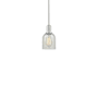 Innovations Lighting Caledonia 5" Wide Mini Pendant Brushed Satin Nickel / Mouchette
