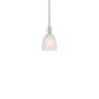 Innovations Lighting Brookfield 6" Wide Mini Pendant Brushed Satin Nickel / White