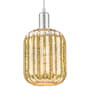 Innovations Lighting Preston 7" Wide Mini Pendant with Ribbed Mercury Glass Cylinder Shade Brushed Satin Nickel