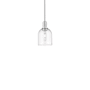 Innovations Lighting Bella 6" Wide Mini Pendant Brushed Satin Nickel / Clear