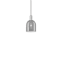 Innovations Lighting Bella 6" Wide Mini Pendant Brushed Satin Nickel / Light Smoke