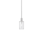 Innovations Lighting Clymer 5" Wide Mini Pendant Brushed Satin Nickel / Clear