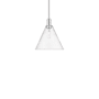 Innovations Lighting Berkshire Glass 12" Wide Pendant Brushed Satin Nickel / Clear