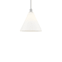 Innovations Lighting Berkshire Glass 16" Wide Pendant Brushed Satin Nickel / Matte White