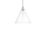Innovations Lighting Berkshire Glass 16" Wide Pendant Brushed Satin Nickel / Clear