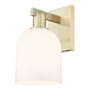 Innovations Lighting Bella 12" Tall Wall Sconce Antique Brass / White
