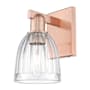 Innovations Lighting Brookfield 12" Tall Wall Sconce Antique Copper / Clear