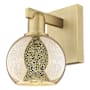 Innovations Lighting Athens 10" Tall Wall Sconce Brushed Brass / Mercury