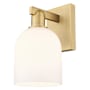 Innovations Lighting Bella 12" Tall Wall Sconce Brushed Brass / White