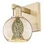 Innovations Lighting Athens 10" Tall Wall Sconce Champagne Bronze / Mercury