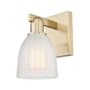 Innovations Lighting Brookfield 12" Tall Wall Sconce Champagne Bronze / White