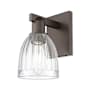 Innovations Lighting Brookfield 12" Tall Wall Sconce Oil Rubbed Bronze / Clear