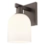 Innovations Lighting Bella 12" Tall Wall Sconce Oil Rubbed Bronze / White
