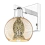 Innovations Lighting Athens 10" Tall Wall Sconce Polished Chrome / Mercury