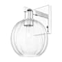 Innovations Lighting Preston 12" Tall Wall Sconce Polished Chrome / Clear