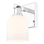 Innovations Lighting Bella 12" Tall Wall Sconce Polished Chrome / White