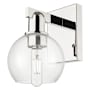 Innovations Lighting Athens 10" Tall Wall Sconce Polished Nickel / Clear