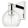Innovations Lighting Athens 10" Tall Wall Sconce Polished Nickel / Seedy