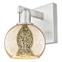 Innovations Lighting Athens 10" Tall Wall Sconce Brushed Satin Nickel / Mercury