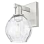 Innovations Lighting Waverly 11" Tall Wall Sconce Brushed Satin Nickel / Clear