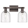 Innovations Lighting Bella 2 Light 17" Wide Vanity Light Oil Rubbed Bronze / Seedy