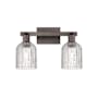 Innovations Lighting Bridal Veil 2 Light 16" Wide Vanity Light Oil Rubbed Bronze / Clear