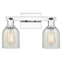Innovations Lighting Caledonia 2 Light 16" Wide Vanity Light Polished Chrome / Mouchette