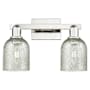 Innovations Lighting Caledonia 2 Light 16" Wide Vanity Light Polished Nickel / Mica