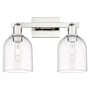 Innovations Lighting Bella 2 Light 17" Wide Vanity Light Polished Nickel / Clear
