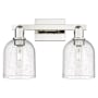 Innovations Lighting Bella 2 Light 17" Wide Vanity Light Polished Nickel / Seedy