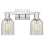 Innovations Lighting Caledonia 2 Light 16" Wide Vanity Light Brushed Satin Nickel / Mouchette