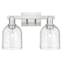 Innovations Lighting Bella 2 Light 17" Wide Vanity Light Brushed Satin Nickel / Seedy
