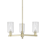 Innovations Lighting Clymer 3 Light 26" Wide Chandelier Antique Brass / Seedy