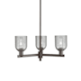 Innovations Lighting Caledonia 3 Light 27" Wide Chandelier Oil Rubbed Bronze / Charcoal