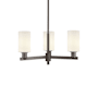 Innovations Lighting Clymer 3 Light 26" Wide Chandelier Oil Rubbed Bronze / Matte White