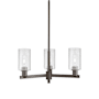 Innovations Lighting Clymer 3 Light 26" Wide Chandelier Oil Rubbed Bronze / Seedy